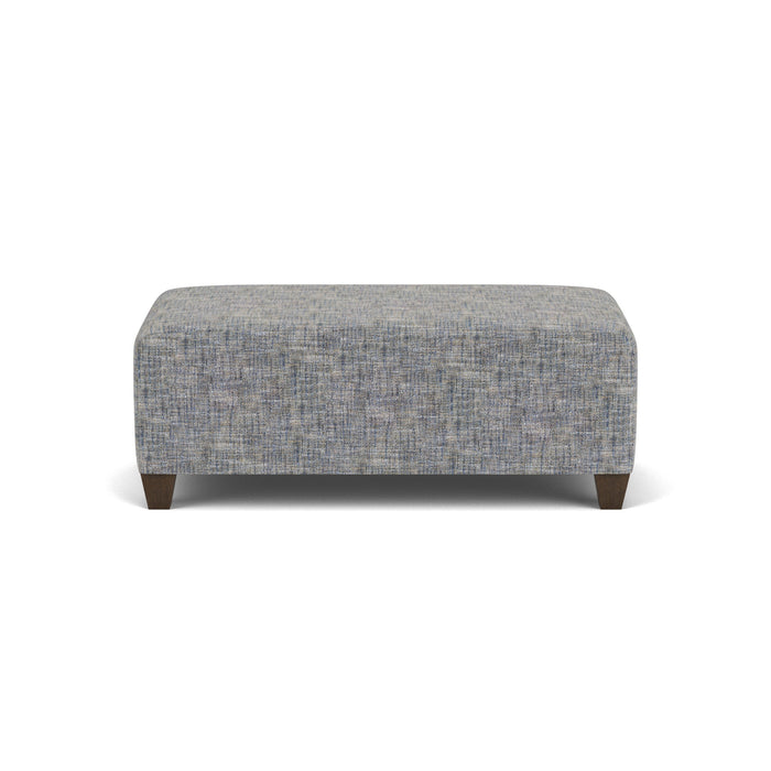 Cascade Fabric Rectangular Cocktail Ottoman
