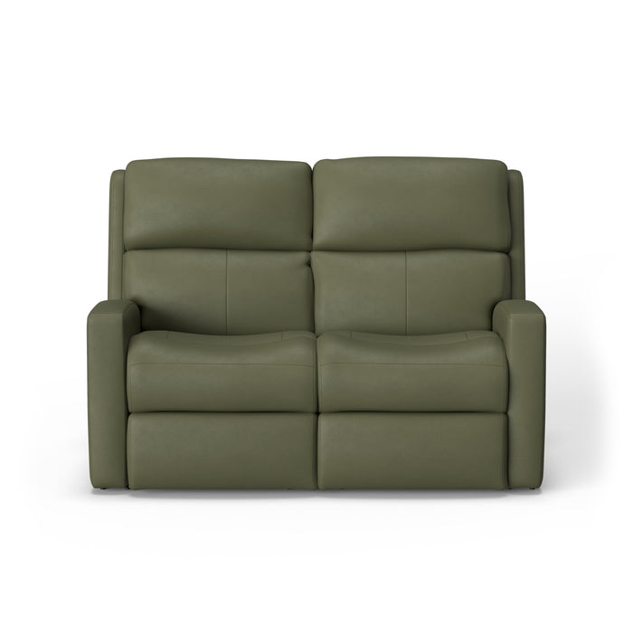 Catalina Leather Reclining Loveseat