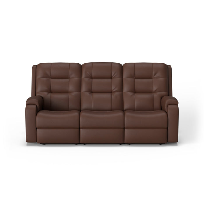 Arlo Leather Power Reclining Sofa with Power Headrests