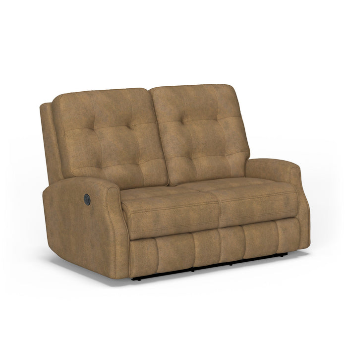 Devon Fabric Power Reclining Loveseat