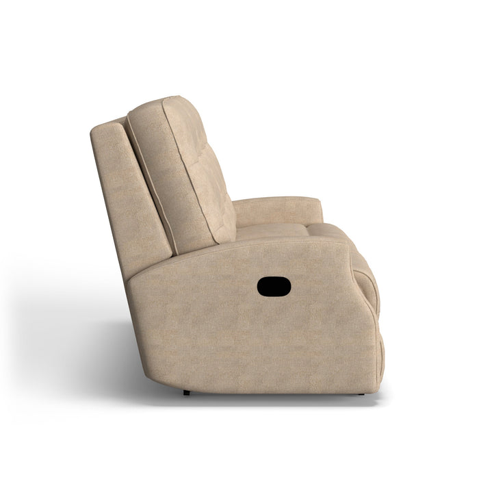 Devon Fabric Reclining Sofa