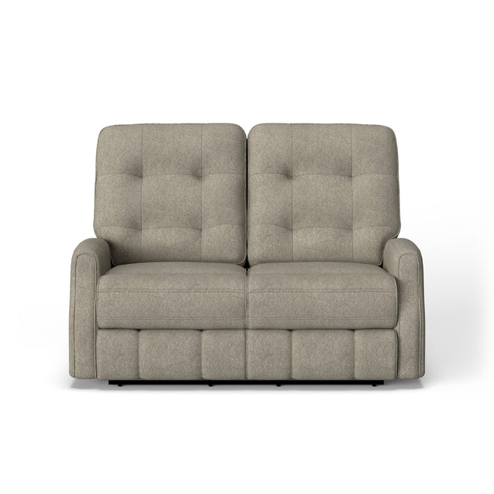 Devon Fabric Reclining Loveseat