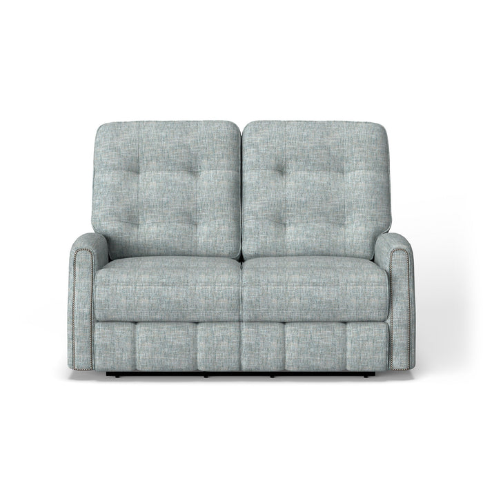 Devon Fabric Power Reclining Loveseat