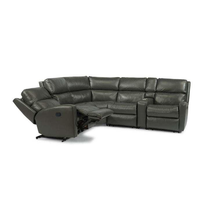 Catalina Leather Reclining Sectional