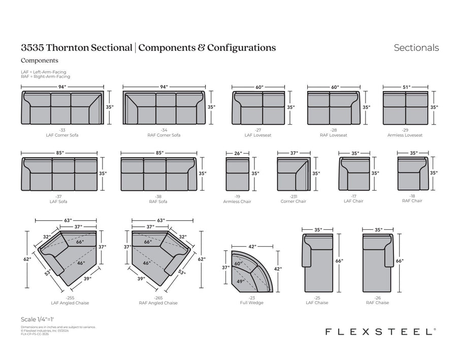 Thornton Leather Sectional