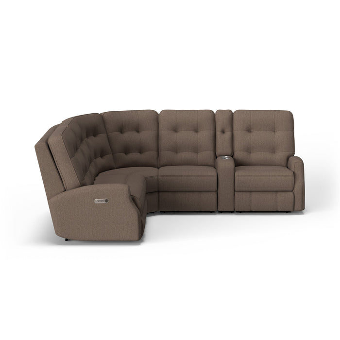 Devon Fabric Reclining Sectional