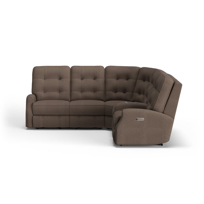 Devon Fabric Reclining Sectional
