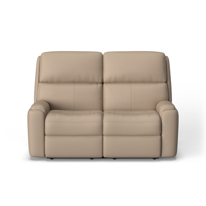 Rio Leather Power Reclining Loveseat