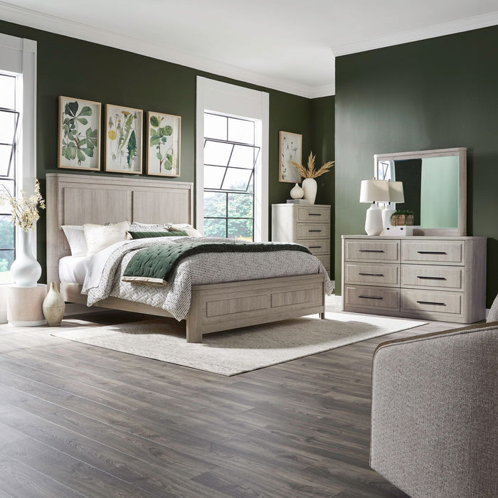 Modern Play - Queen Panel Bed, Dresser & Mirror, Chest