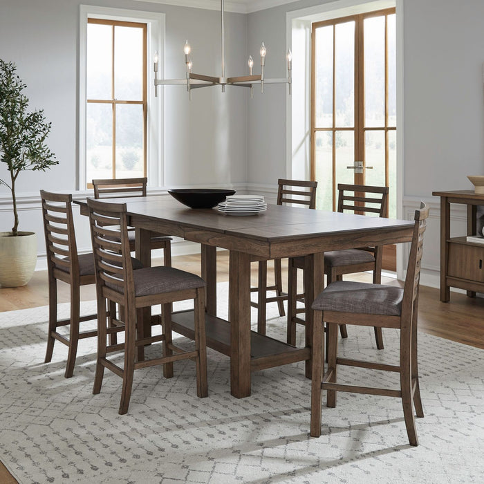 Brook Bay - 7 Piece Gathering Trestle Table