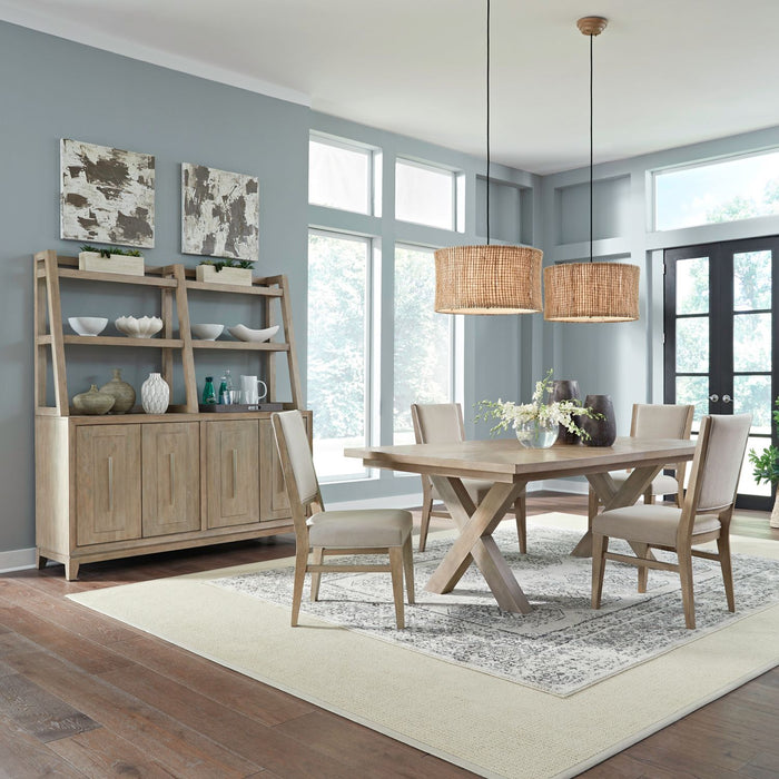 Brentwood - 5 Piece Double Pedestal Table Set