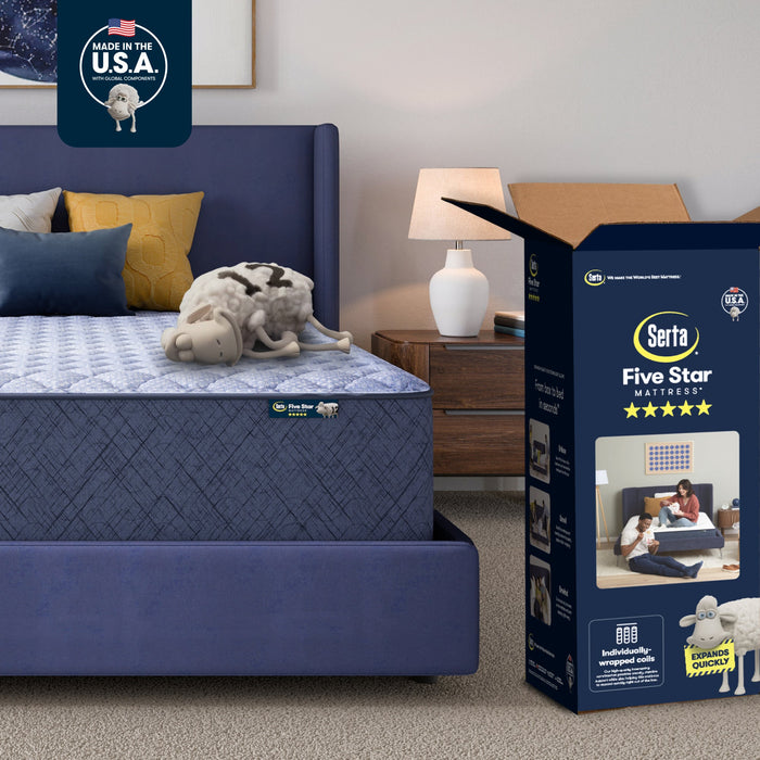 Serta Five Star Mattress - 14" Firm Twin