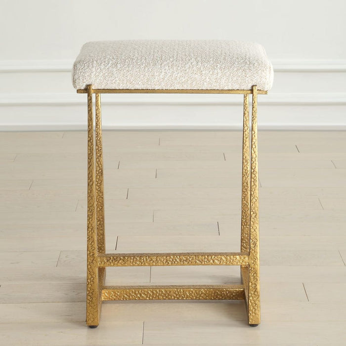 Midas Counter Stool, Gold