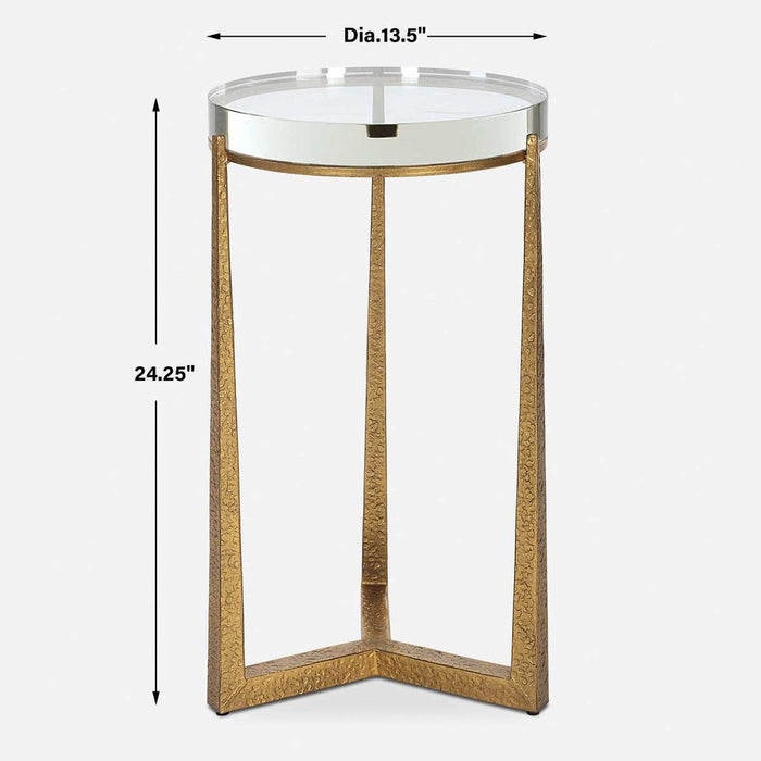 Midas Accent Table, Round