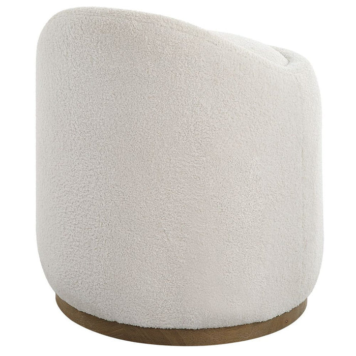 Swirl Swivel Ottoman