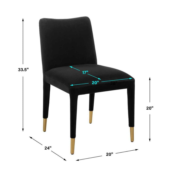 Conifer Dining Chair, Onyx, 2 Per Box, Priced Each