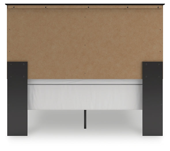 Maribel Queen Panel Bed with Mirrored Dresser and Nightstand