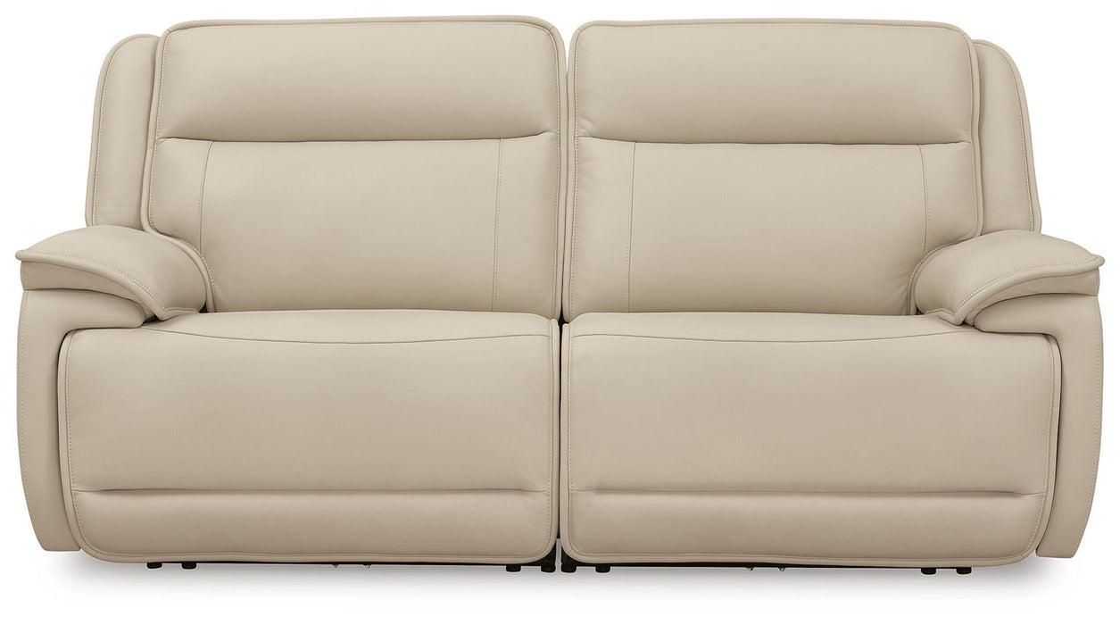 Double Deal 2-Piece Power Reclining Loveseat Sectional