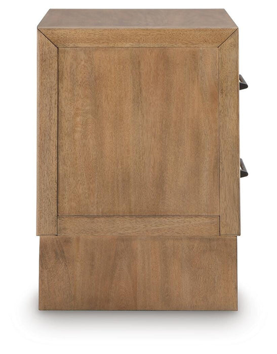 Sherbana Two Drawer Night Stand