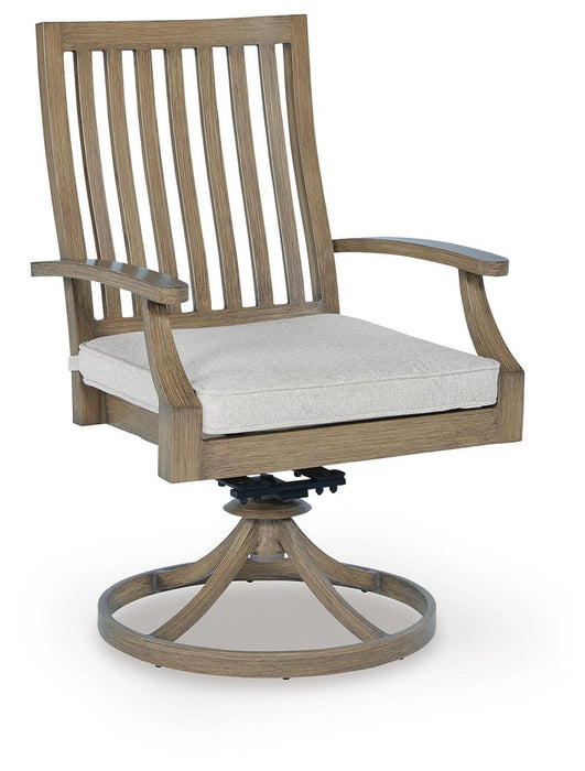 Rainier Ranch Swivel Chair w/Cushion (2/CN)
