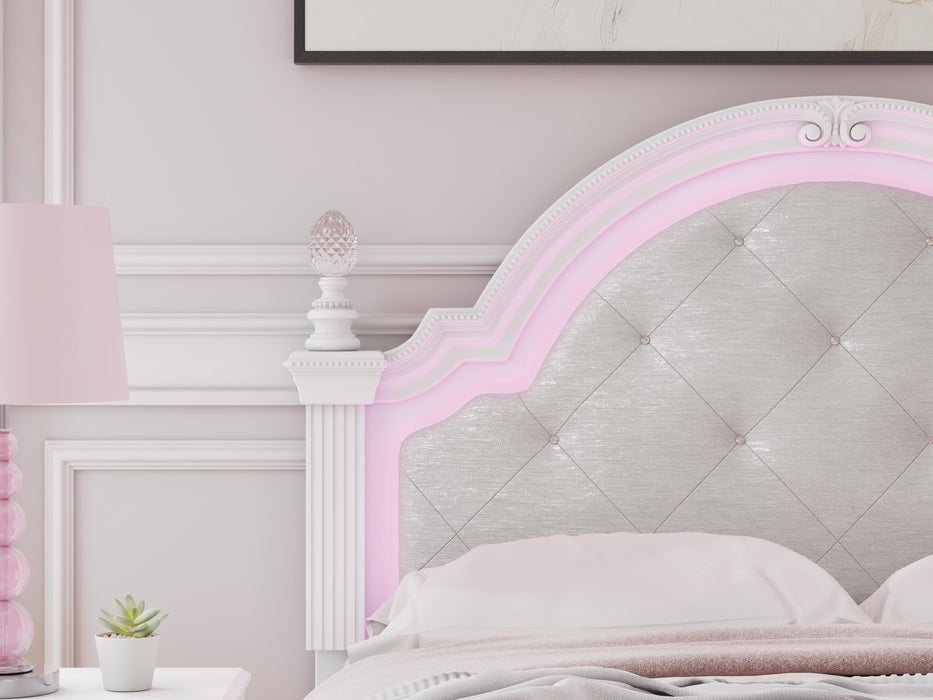 Kozlani Full Upholstered Panel Bed