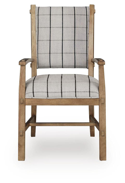 Ridgester Dining UPH Arm Chair (2/CN)