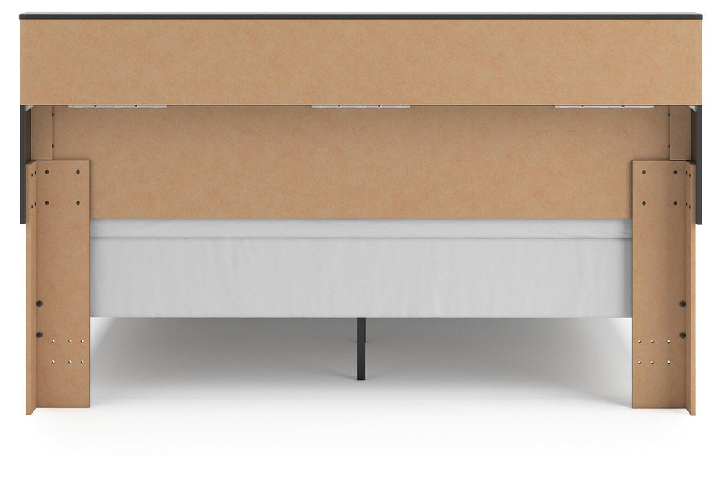 Broachmyn King Bookcase Panel Bed