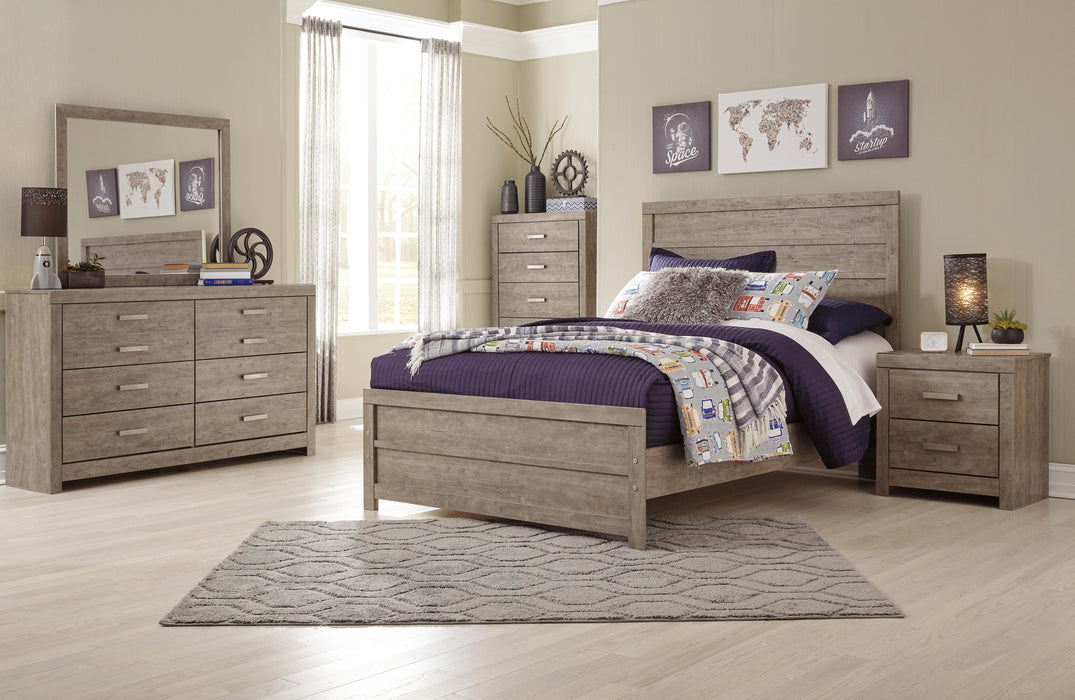 Culverbach Full Panel Bed, Dresser, Mirror, Chest and Nightstand