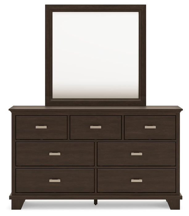 Covetown Twin Panel Bed, Dresser, Mirror, Chest and Nightstand