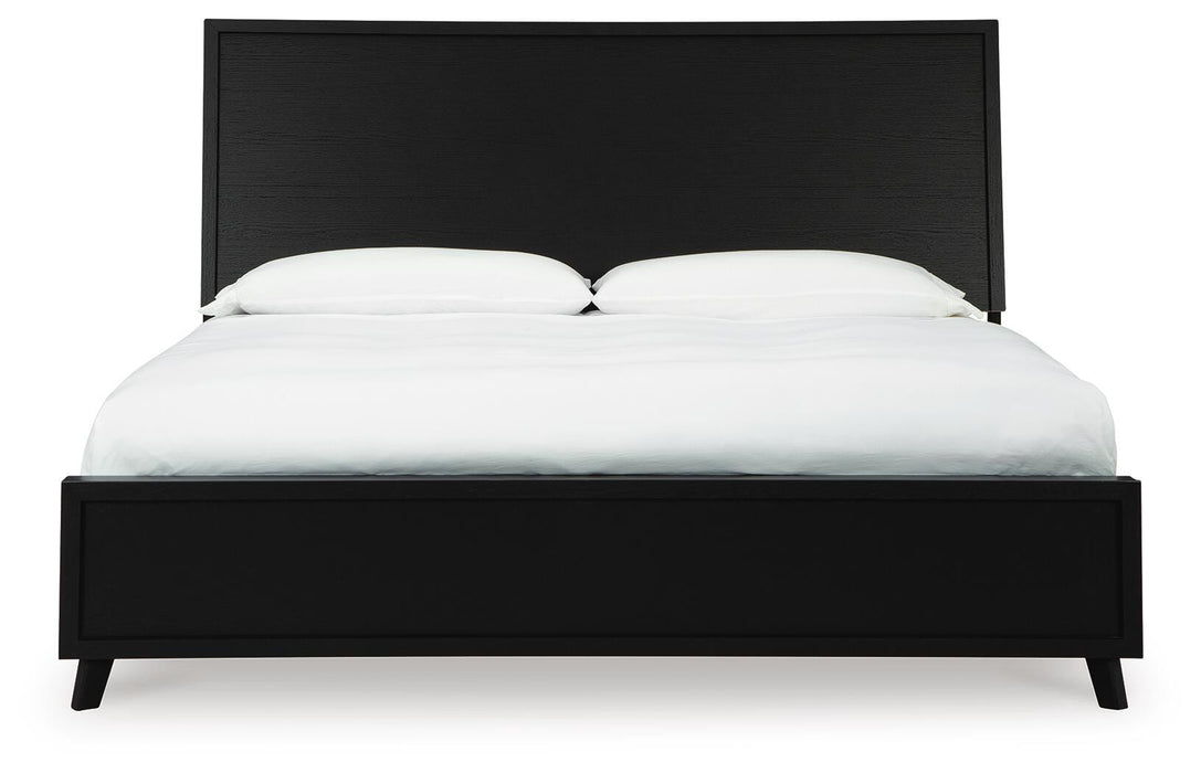 Danziar King Panel Bed, Dresser, Mirror, Chest and Nightstand