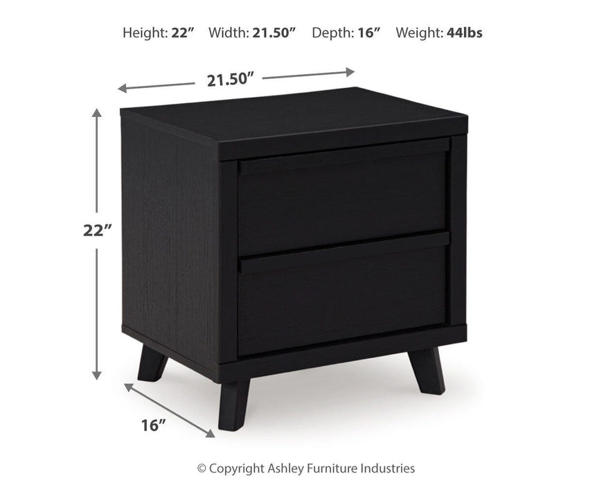 Danziar King Panel Headboard, Dresser, Mirror and Nightstand
