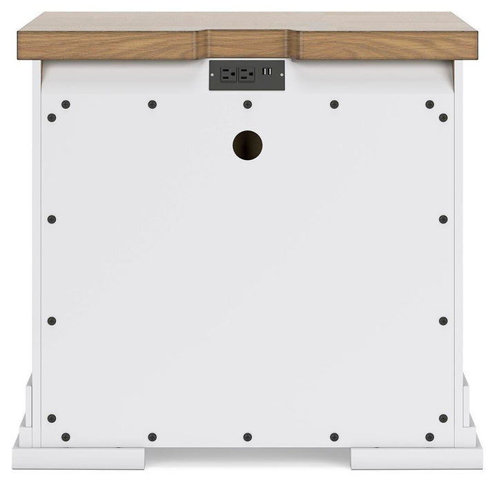 Ashbryn California King Panel Storage Bed, Dresser, Mirror, Chest and Nightstand