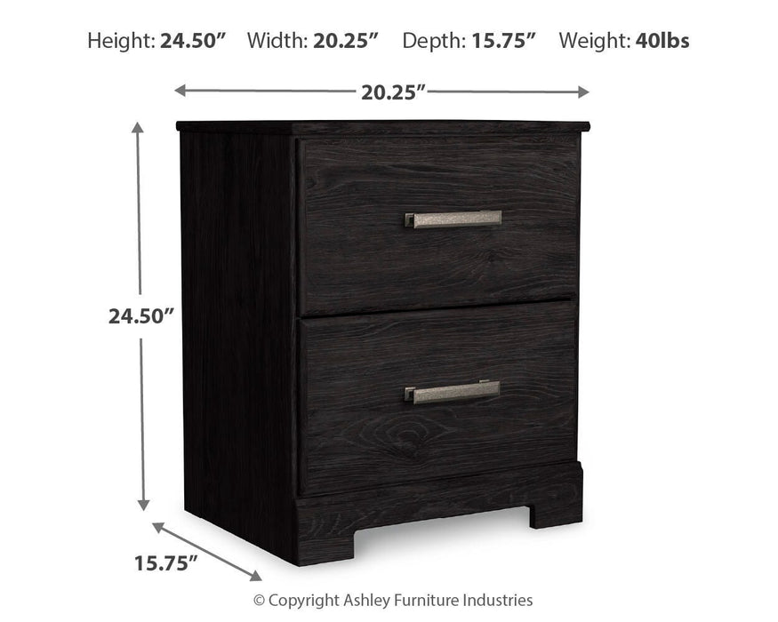 Belachime King Panel Bed with Mirrored Dresser, Chest and Nightstand
