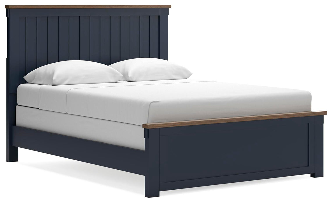 Landocken Queen Panel Bed, Dresser, Mirror and Nightstand