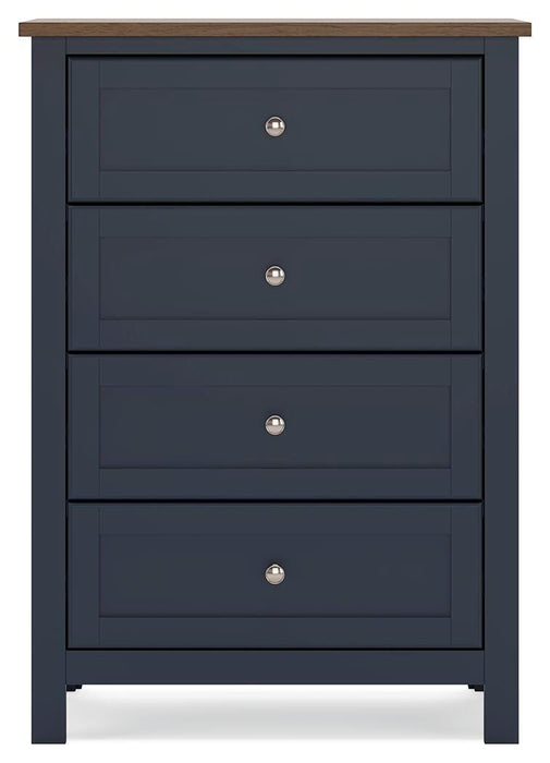 Landocken Full Panel Headboard, Dresser, Mirror, Chest and Nightstand