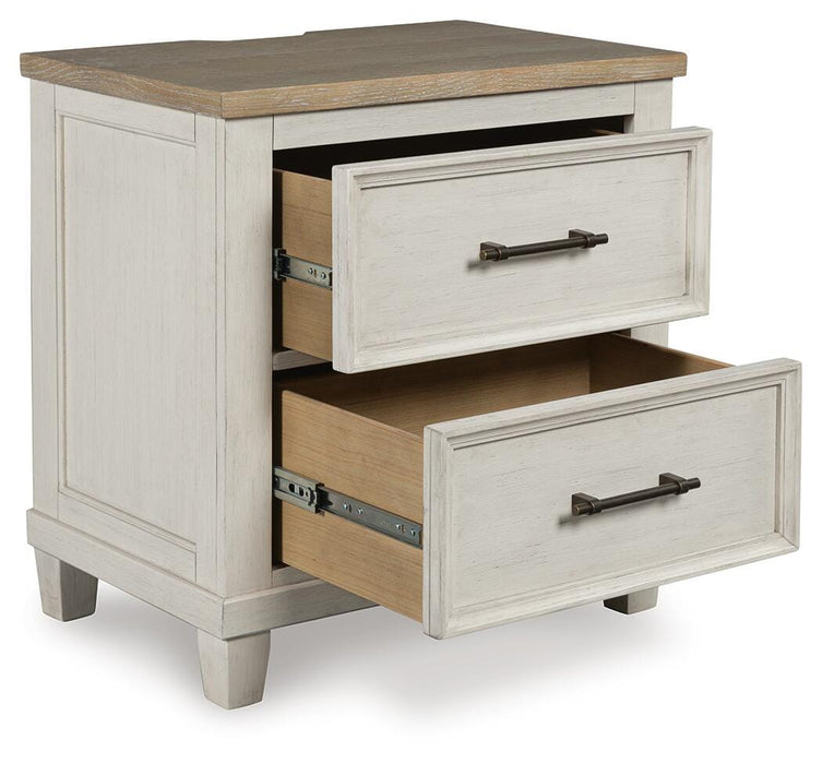 Shaybrock Queen Panel Bed, Dresser, Mirror, Chest and Nightstand