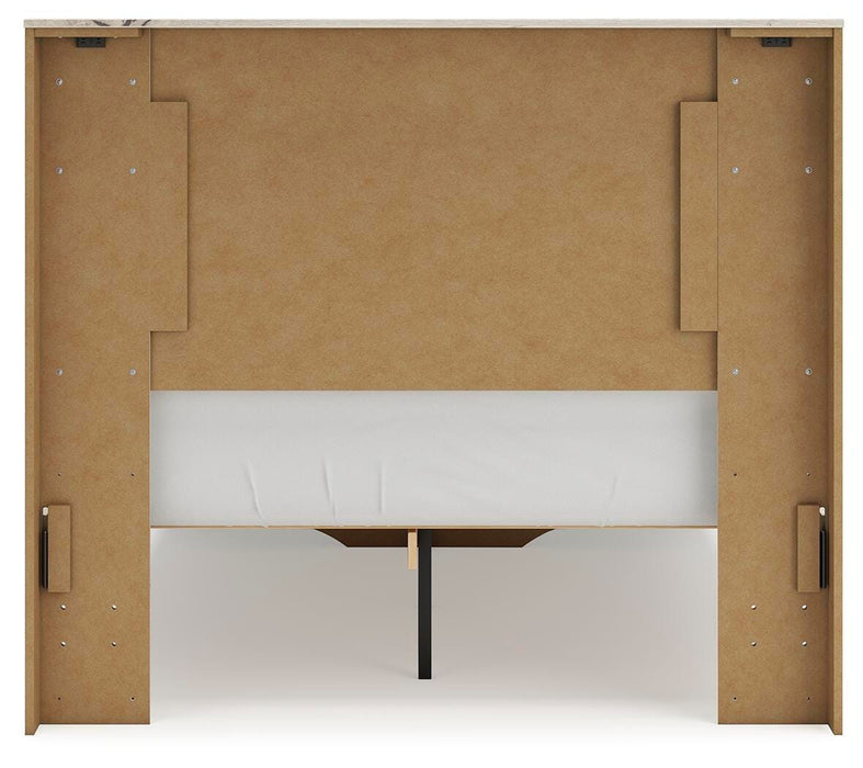 Lawroy Full Panel Storage Bed, Dresser, Mirror, Chest and Nightstand