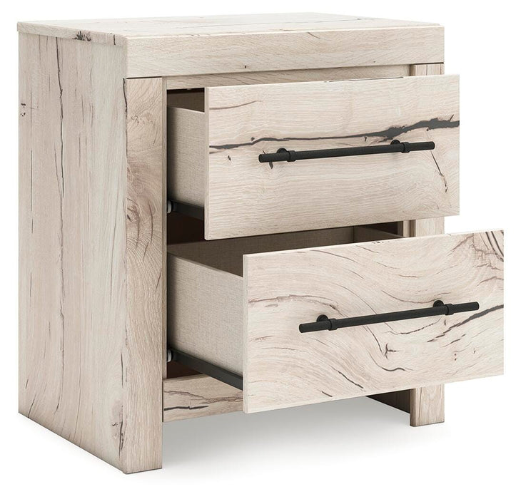 Lawroy Queen Panel Storage Bed, Dresser, Mirror, Chest and Nightstand