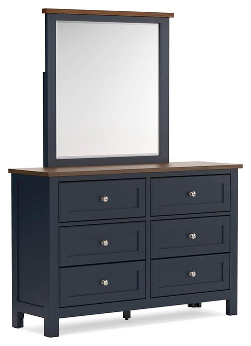 Landocken Full Panel Bed, Dresser, Mirror, Chest and Nightstand