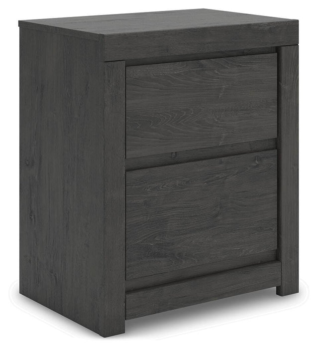 Fraluna King Panel Storage Bed, Dresser, Mirror, Chest and Nightstand