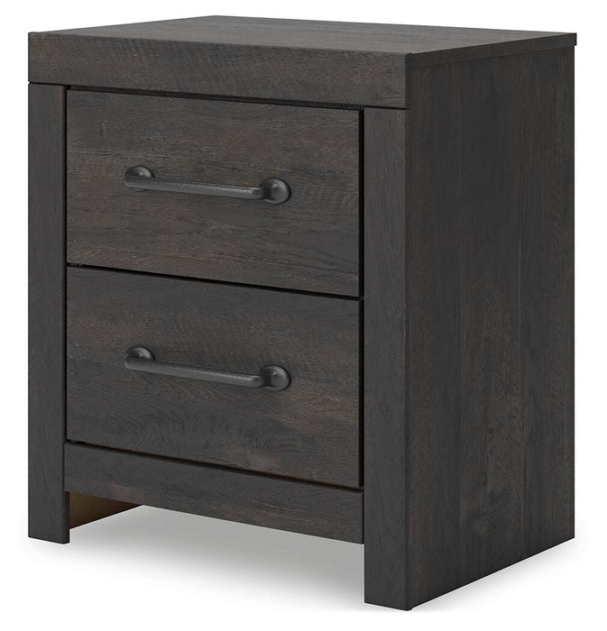 Hollivern Full Panel Storage Bed, Dresser, Mirror and Nightstand