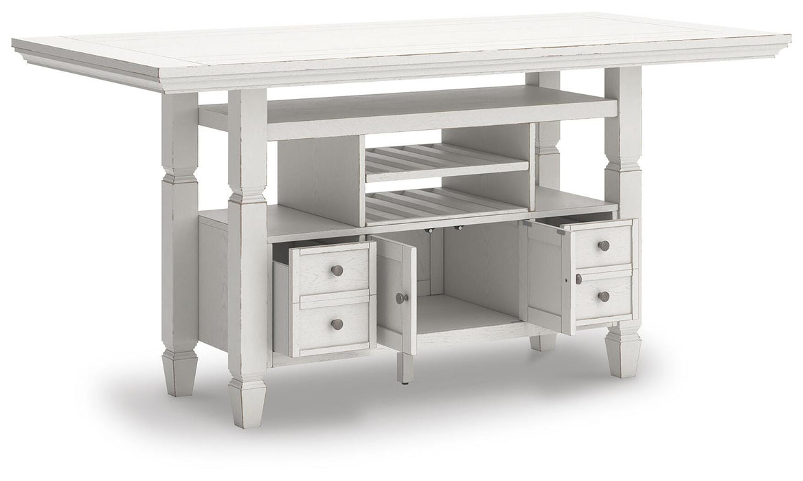Robbinsdale Counter Height Dining Table and 4 Barstools