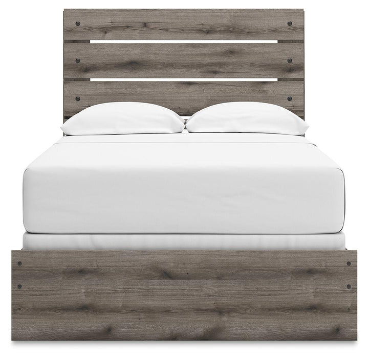 Graystorm Full Panel Bed, Dresser, Mirror and Nightstand