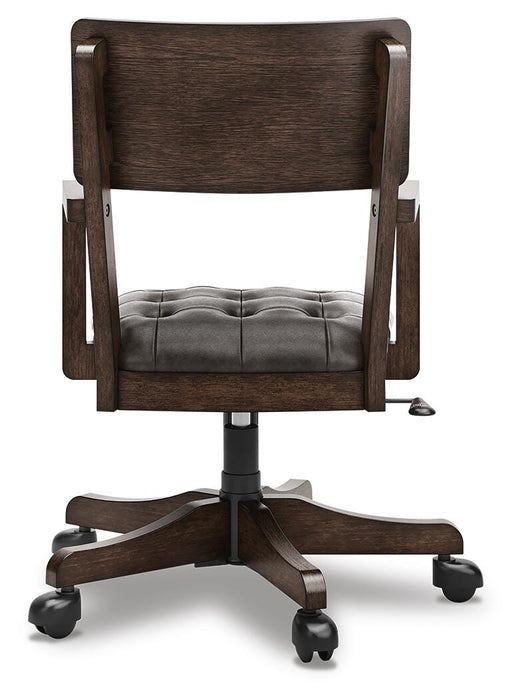 Breckington Home Office Desk with Chair and Storage
