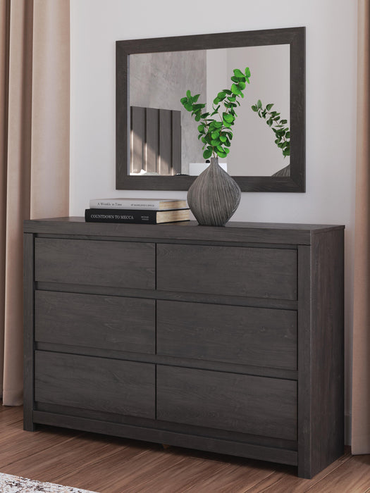 Fraluna Queen Panel Storage Bed, Dresser and Mirror