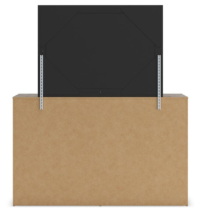 Graystorm Full Panel Bed, Dresser, Mirror, Chest and Nightstand
