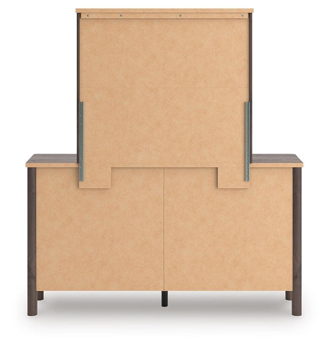 Pamytta King Panel Bed, Dresser and Mirror