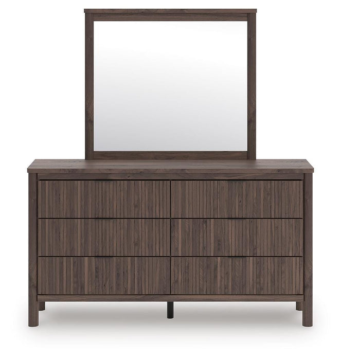 Pamytta Queen Panel Platform Bed, Dresser, Mirror, Chest and Nightstand