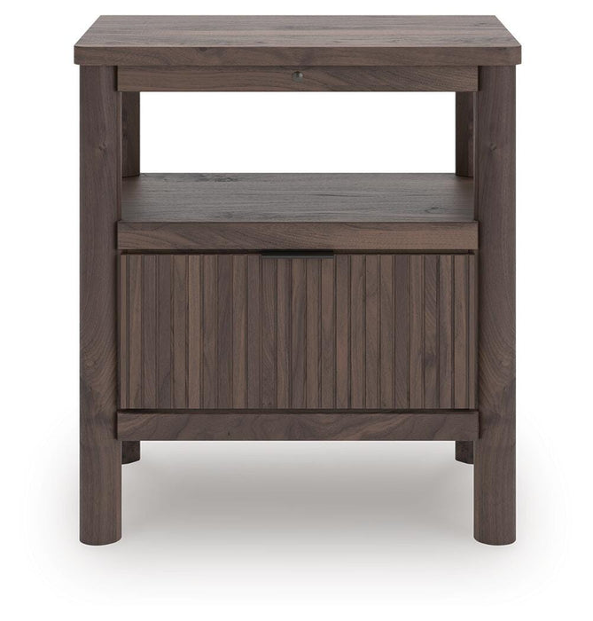 Pamytta Twin Panel Bed, Dresser, Mirror and Nightstand