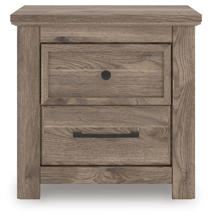 Rusticott King Poster Bed, Dresser, Mirror and Nightstand